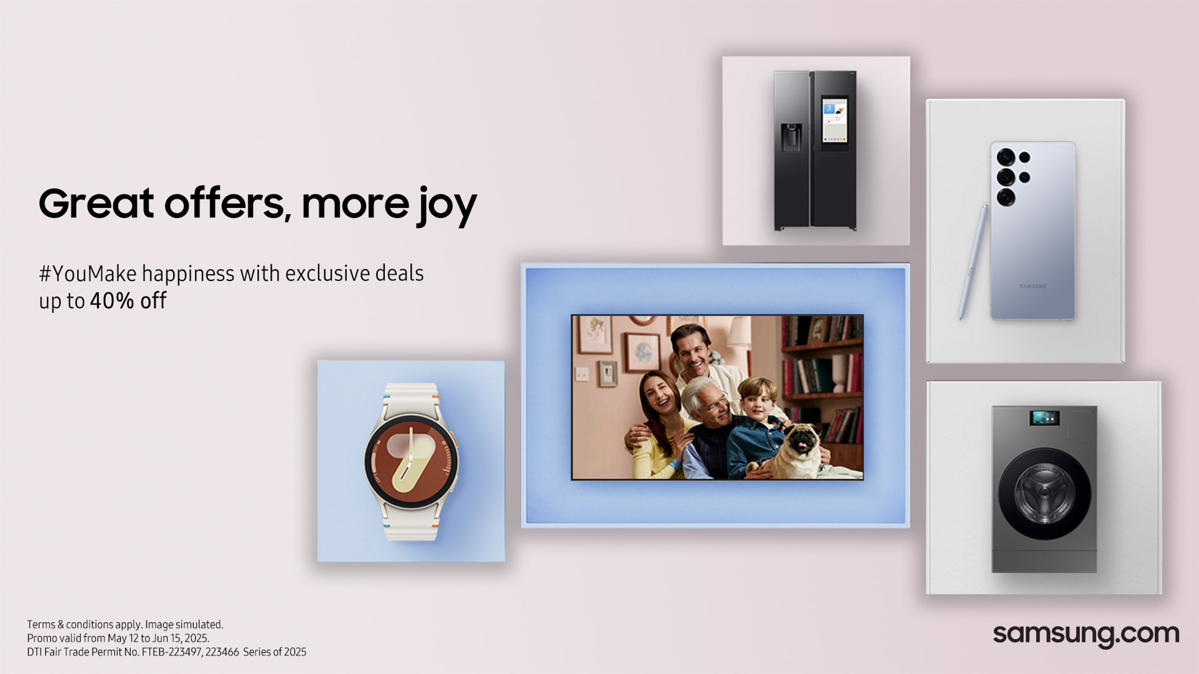 A banner image of Samsung YouMake offer.