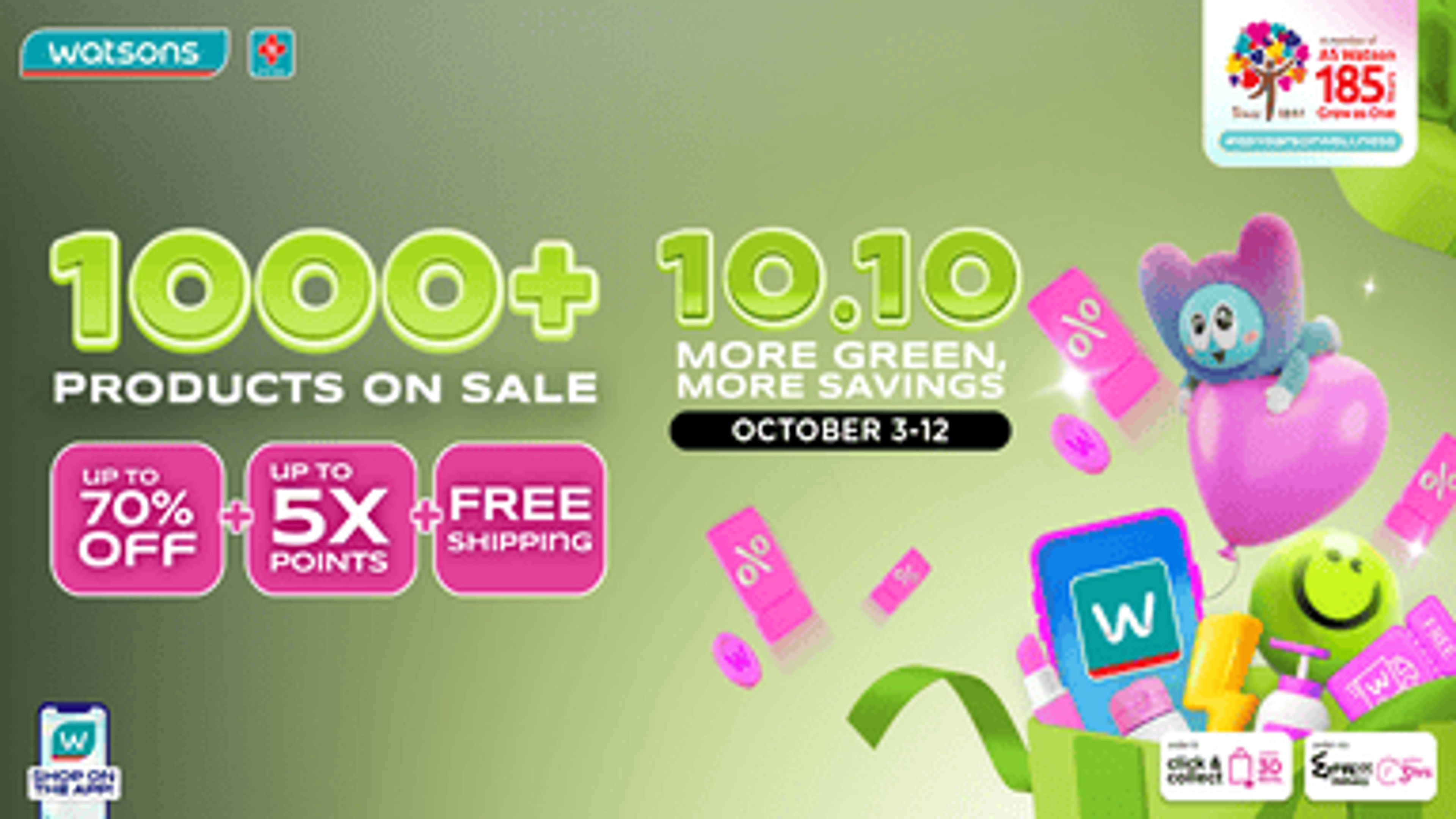 Watsons 10.10 Sale