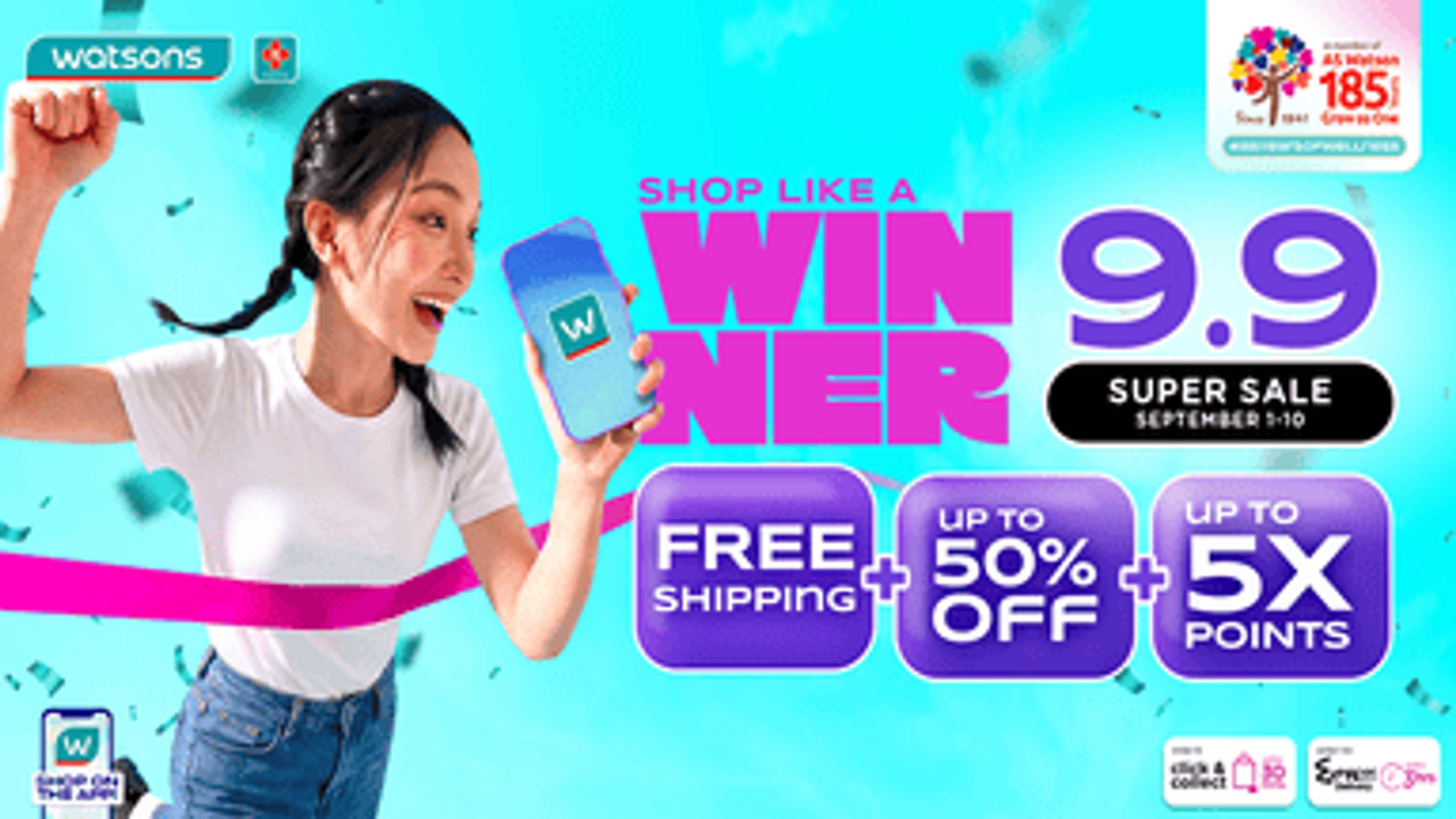Watsons 9.9 Sale