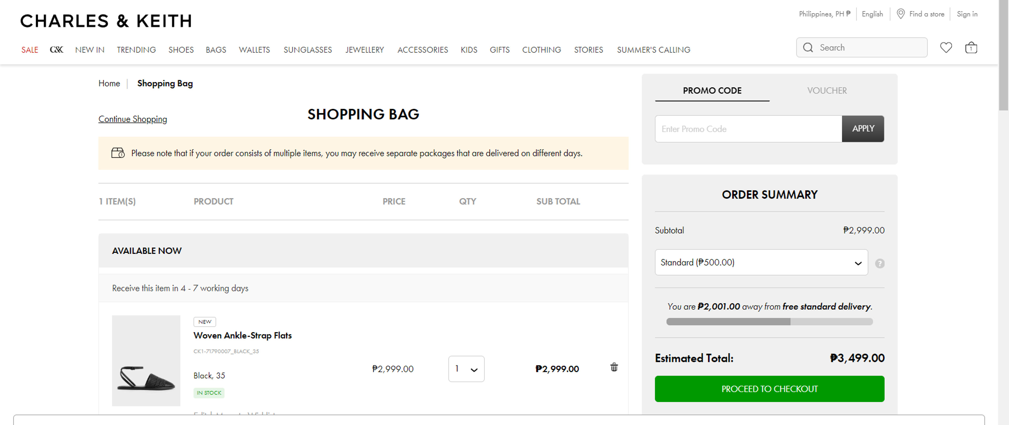 How to Use Coupon for Charles & Keith 